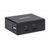Manhattan Smart Video Multiport Dokstacija, HDMI, USB-A (x2), USB-C (x2), ar Power Delivery, iebūvēts barošanas bloks, melna