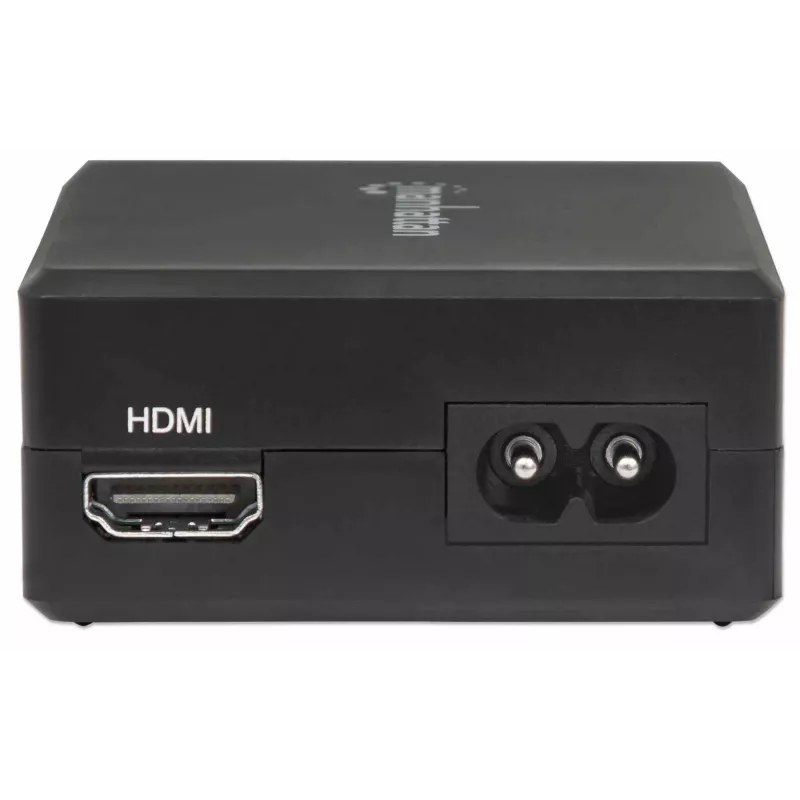 Manhattan Smart Video Multiport Dokstacija, HDMI, USB-A (x2), USB-C (x2), ar Power Delivery, iebūvēts barošanas bloks, melna