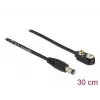 DeLOCK 86697 strāvas kabelis 5.5 x 2.1 mm vīrišķais uz 9 V bloka bateriju