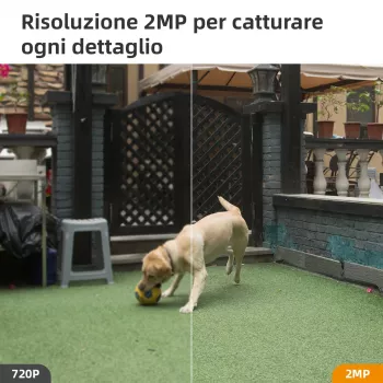 Imou Bullet 2S IP drošības kamera, āra, 1080P, krāsu nakts redzamība, H.265