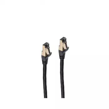 Tīkla kabelis ShiverPeaks BS20-60065 Melns 7.5m Cat6a S/FTP