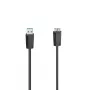 Hama USB kabelis 0,75 m Micro-USB A - USB A Melns 5 Gbit/s
