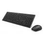 Hama Cortino bezvadu tastatūras un peles komplekts, QWERTY, melns