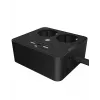 ICY BOX IB-MPS2220B-CH pagarinātājs 1.9 m 2 kontaktligzdas Iekštelpām Melns