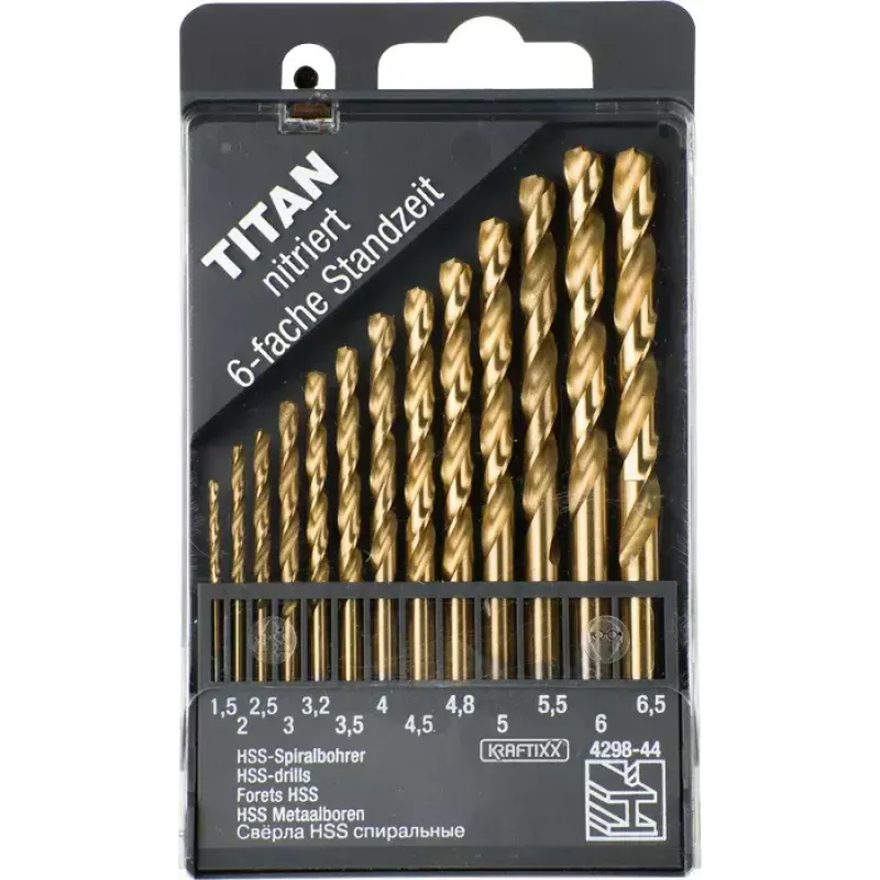 Urbju komplekts KWB 429844 13 gab. izmēri 1,5–6,5 mm