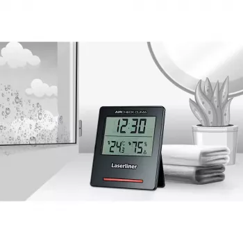 Elektroniskais higrometrs Laserliner AirCheck Clima Black Digital 1 gab.