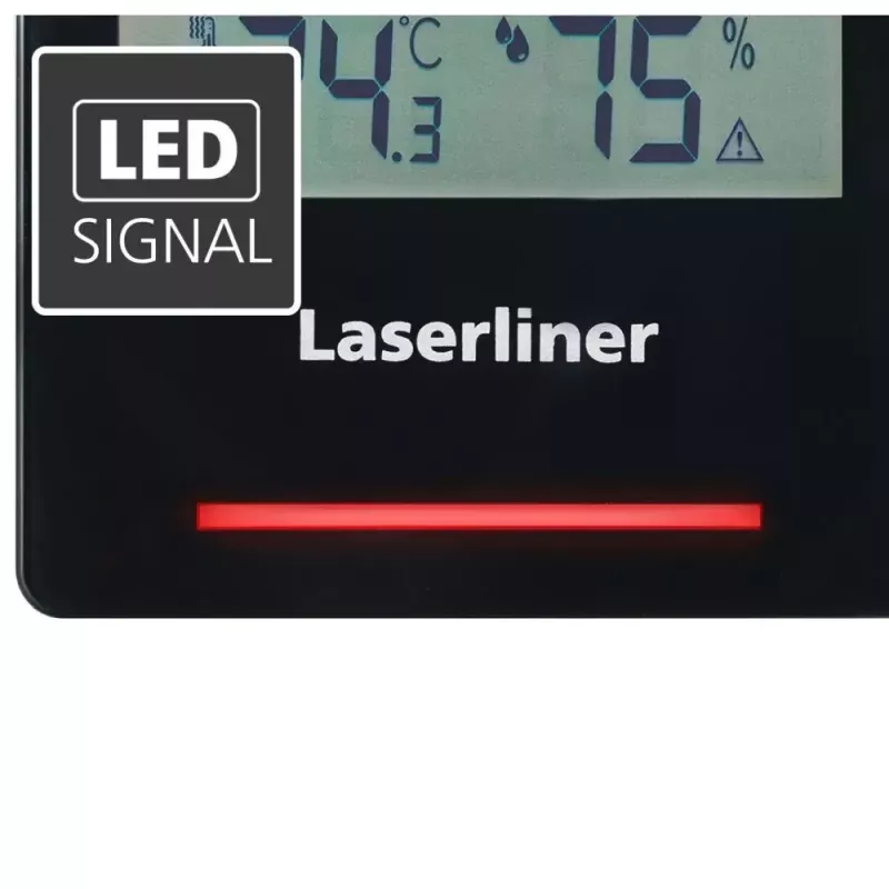 Elektroniskais higrometrs Laserliner AirCheck Clima Black Digital 1 gab.