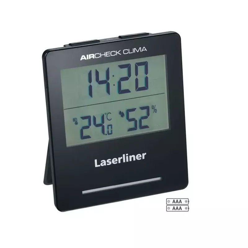 Elektroniskais higrometrs Laserliner AirCheck Clima Black Digital 1 gab.