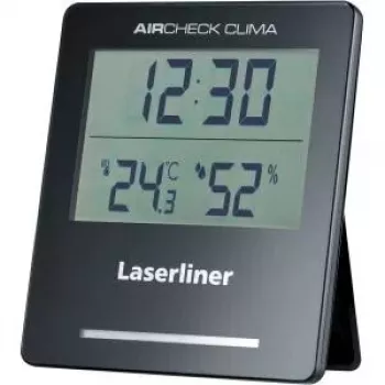 Elektroniskais higrometrs Laserliner AirCheck Clima Black Digital 1 gab.