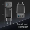 Cellularline Multipower Micro 65W – Īpaši kompakts 65W ātrais lādētājs ar 3 portiem