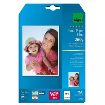 Fotopapīrs Glancēts Sigel InkJet Ultra IP706