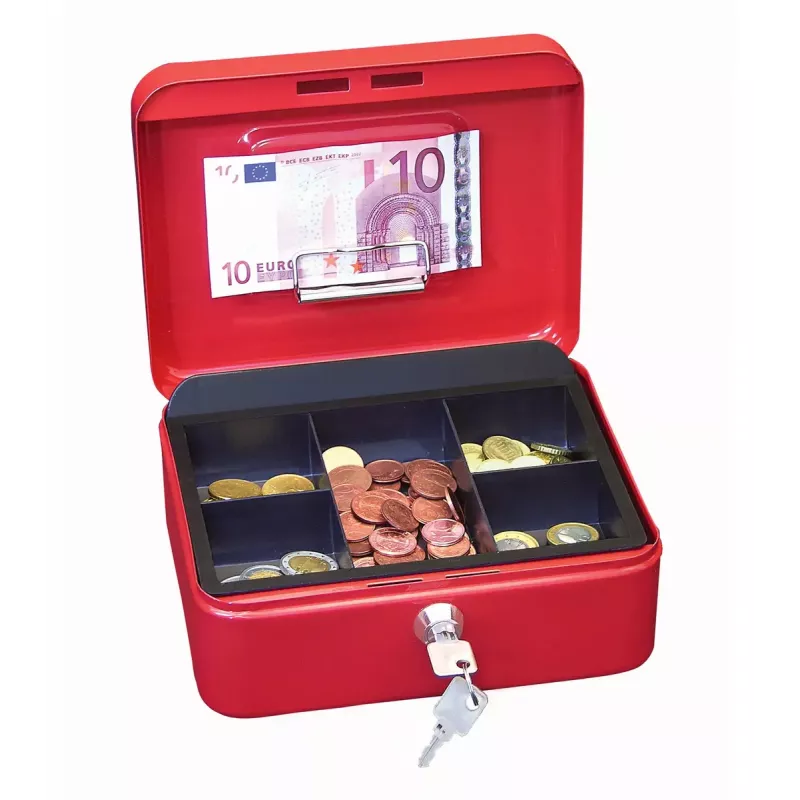 Kases/biļešu kaste WEDO 145 202H Tērauds Sarkana