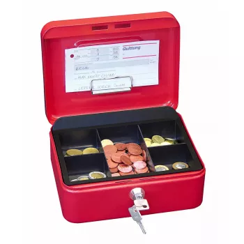 Kases/biļešu kaste WEDO 145 202H Tērauds Sarkana