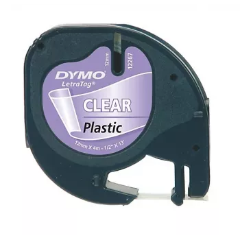 Lente DYMO 12mm LetraTAG plastmasas marķēšanas lente