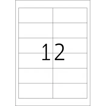 Pašlīmējošās etiķetes HERMA A4 97x42,3 mm 300 gab.