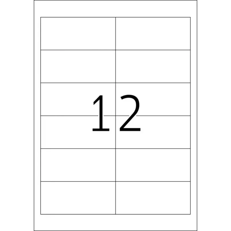 Pašlīmējošās etiķetes HERMA A4 97x42,3 mm 300 gab.