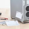 Pašlīmējošā printera etiķete HERMA 4664 A4 210x99 mm balts perforēts papīrs matēts 300 gab.