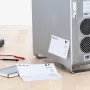Pašlīmējošā printera etiķete HERMA 4664 A4 210x99 mm balts perforēts papīrs matēts 300 gab.