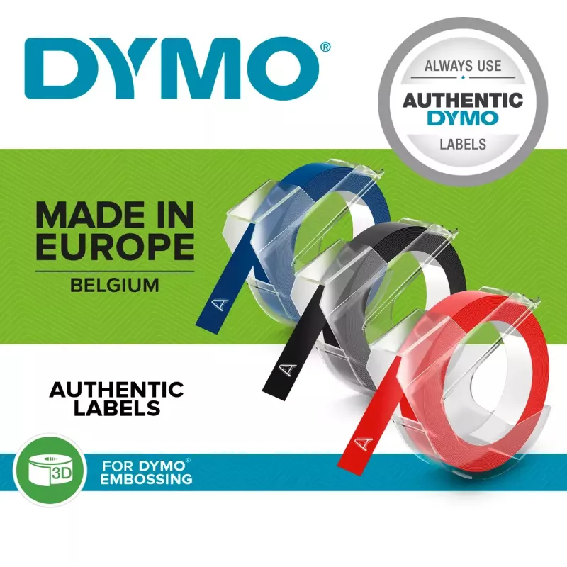 DYMO 3D lentes uzlīmju lente 9 mm x 3 m S0898130