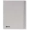 Rexel PP starplapas, pelēkas, ciparu, A4, 1 gab.
