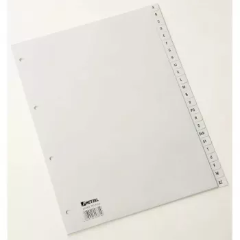 Rexel PP Dalītāji, pelēki, alfabētiski