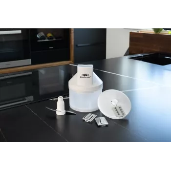 ESGE ESG 6500 rokas blenderis, pelēks, caurspīdīgs, balts