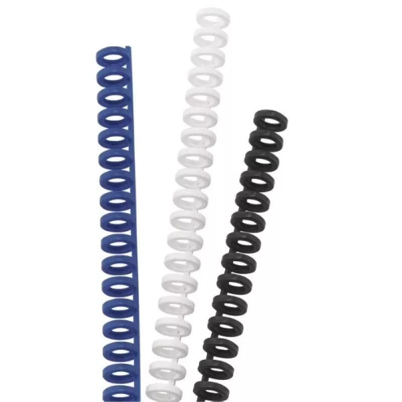 GBC ClickBind muguriņa A4 34R 12mm, balta, 95 lapām, plastmasa