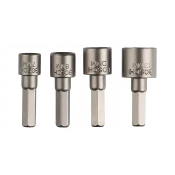 Bosch 2609255904 galatslēgas uzgaļu komplekts ar 1/4 collu sešstūra kātu, 4 gab.