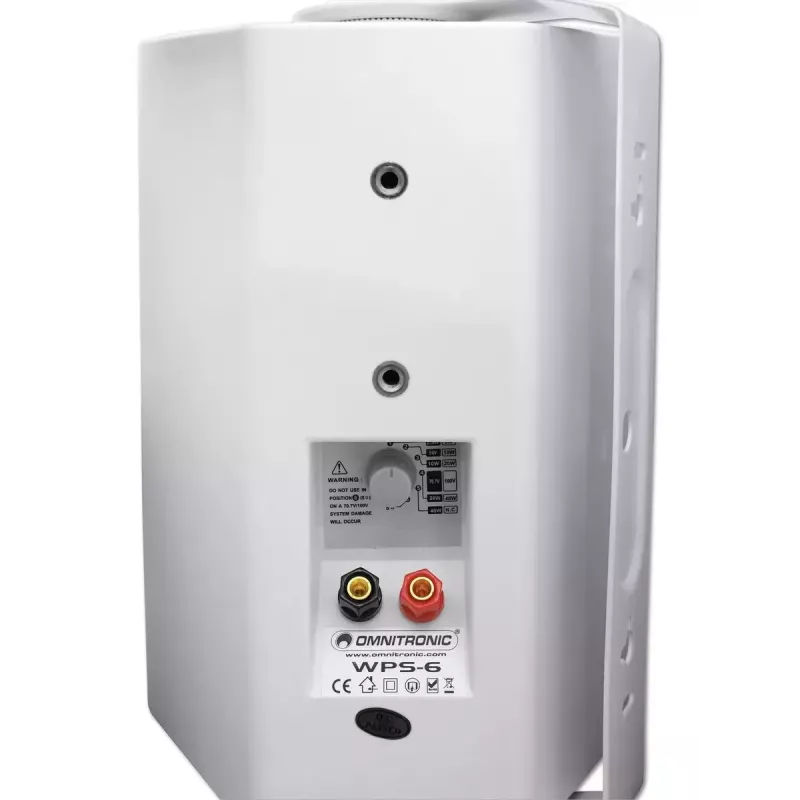 2-virzienu skaļrunis Omnitronic 80710533 Balts Vadu 40 W