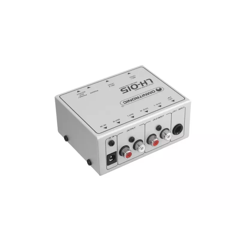 Mikseris Omnitronic LH-015 2 kanāli 20 - 20000 Hz Pelēks