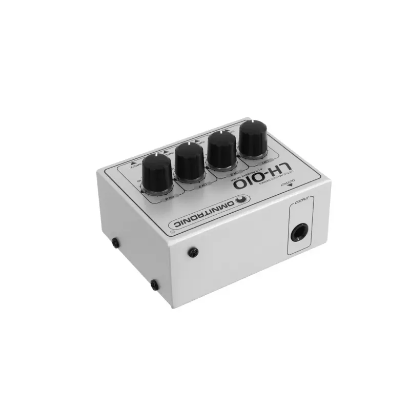 Mikseris Omnitronic LH-010 4 kanāli 20 - 20000 Hz Sudrabs