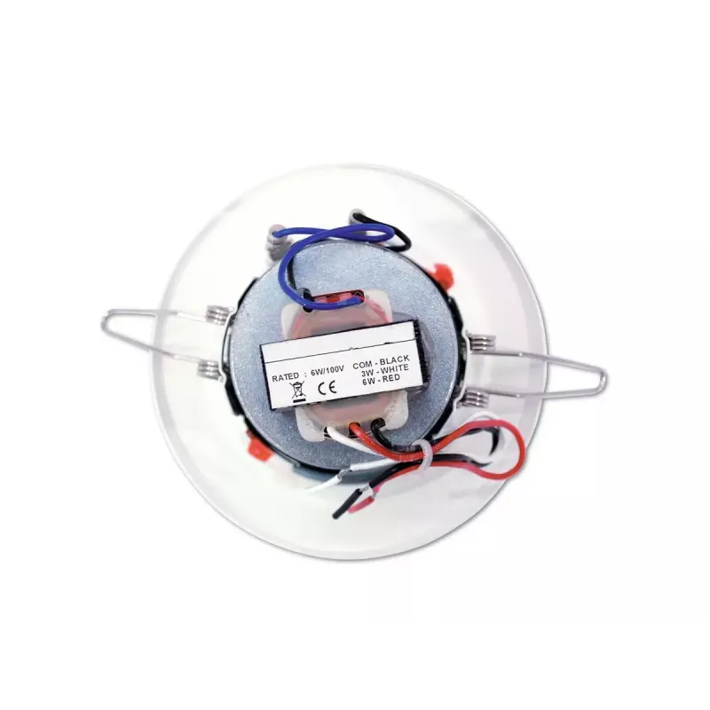 Divvirzienu skaļrunis Omnitronic 80710202 Balts Vadu 6 W