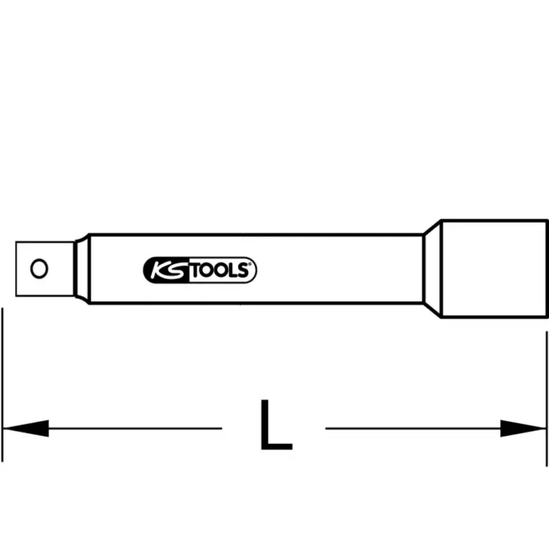 Pagarinātājs KS Tools 911.1040 400mm Hroma-vanādija tērauds
