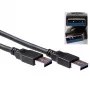 USB kabelis ACT USB 3.0 A vīriešu - USB A vīriešu 0.50 m