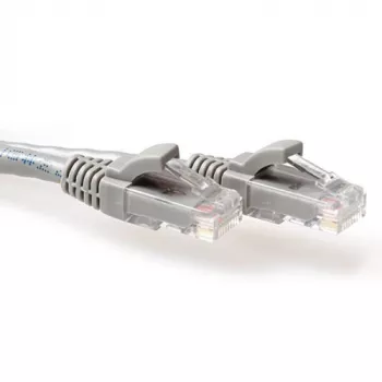 ACT Grey 4 m U/UTP CAT6 patch kabelis ar snagless RJ45 savienotājiem