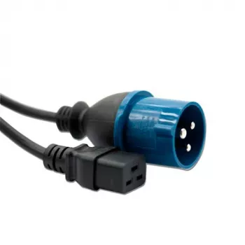 Strāvas vads ACT Powercord CEE1 - C19 melns 2,5 m