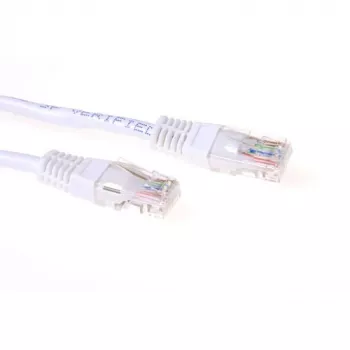 ACT White 20 metru U/UTP CAT6A savienojuma kabelis ar RJ45 savienotājiem
