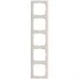 Legrand rāmis 5-vietīgs modulāriem slēdžiem un kontaktligzdām, modelis 776005, krāsa mandelweiß