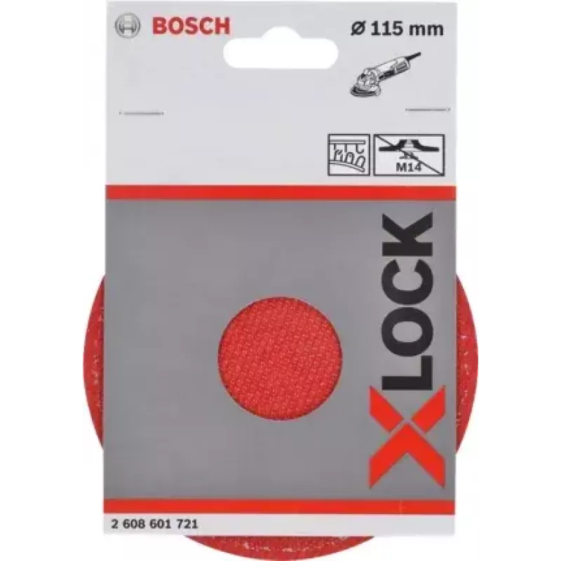 Bosch 2 608 601 721 X-LOCK atbalsta disks 115 mm