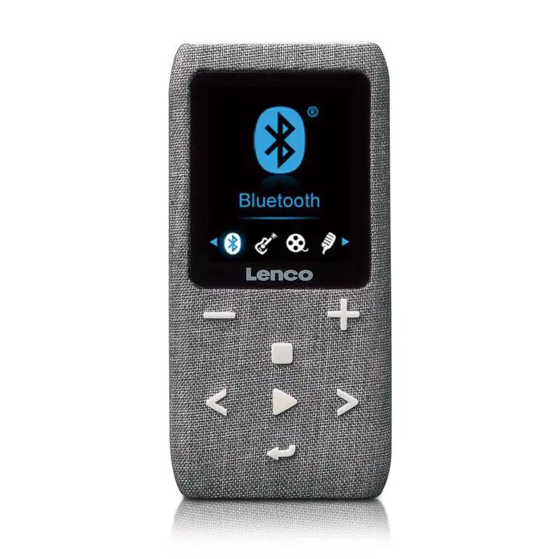 MP4 atskaņotājs Lenco Xemio-861 8 GB Pelēks USB 3.2 FM radio