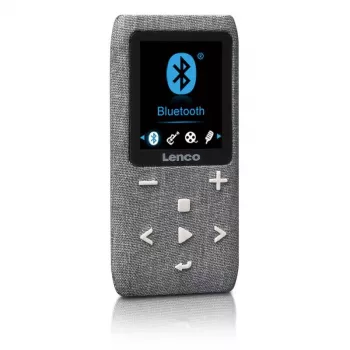 MP4 atskaņotājs Lenco Xemio-861 8 GB Pelēks USB 3.2 FM radio