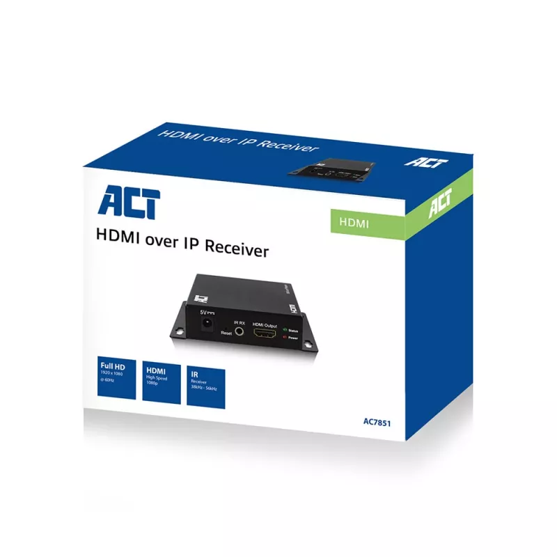 ACT AC7851 HDMI over IP uztvērējs