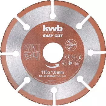 KWB EASY CUT karbīda griešanas disks 115 mm