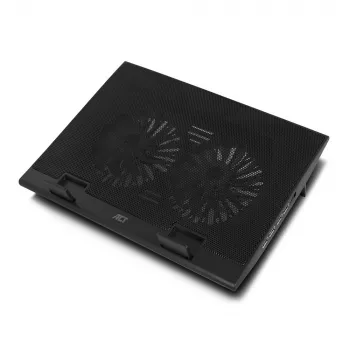 ACT AC8105 datora statīvs ar ventilatoru, 2 augstuma pozīcijas, 4 portu USB centrmezgls
