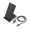 Hama QI-FC10S bezvadu lādētājs melns USB ātrai uzlādei iekštelpām