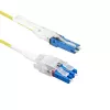 ACT 2m Singlemode 9/125 OS2 Polarity Twist uniboot duplex šķiedru kabelis ar CS - LC savienotājiem