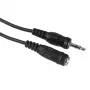 Audio kabelis Hama 00205104 2,5m 3,5mm vīrietis-sieviete Melns