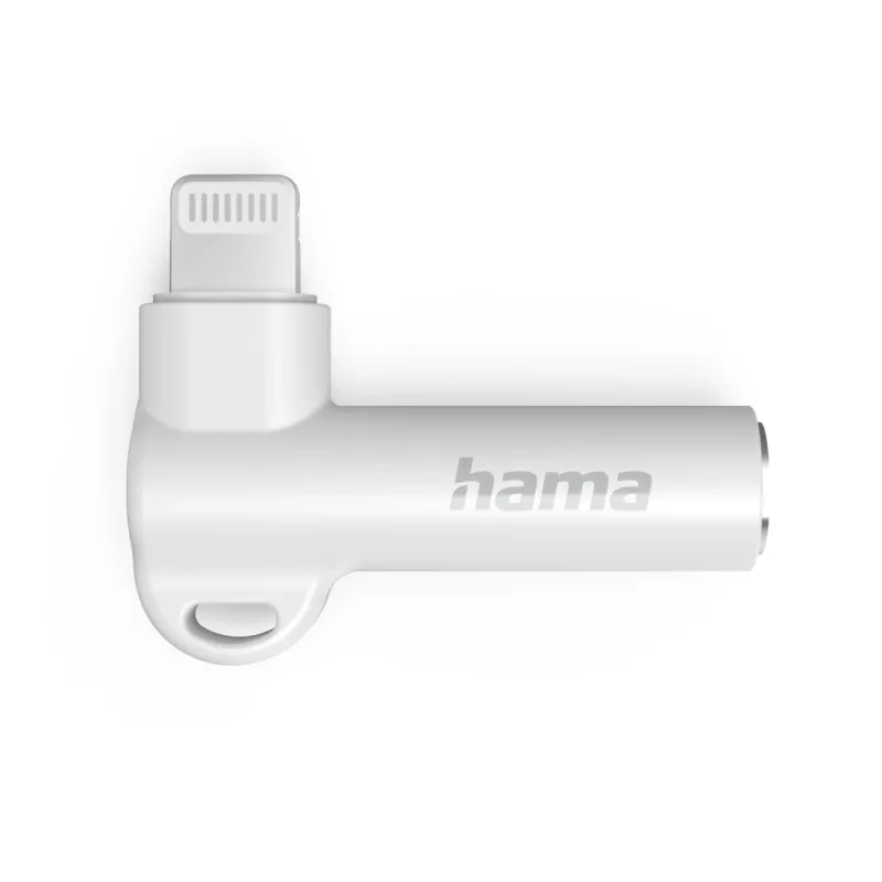 Hama 00201700 pārejas kabelis 3.5 mm Lightning balts