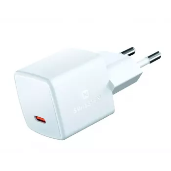 SWISSTEN Mini Travel Charger GaN 25W PD USB-C ātrais lādētājs telefoniem un planšetēm