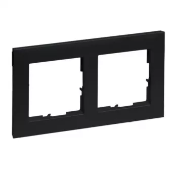 Legrand 765372 sienas plāksne/slēdža pārsegs Melns